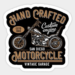 Hand crafted motocycle Sticker